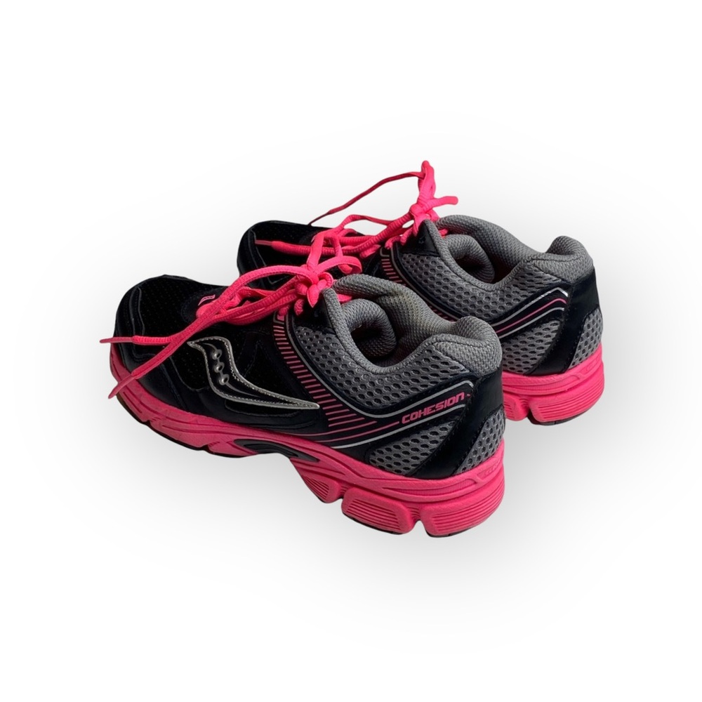 Saucony ☀︎︎ Cohesion 10 LTT Running Shoes Sneakers ☀︎︎ Black + Fuchsia ☀︎︎ 5M ☀︎ - Picture 5 of 16